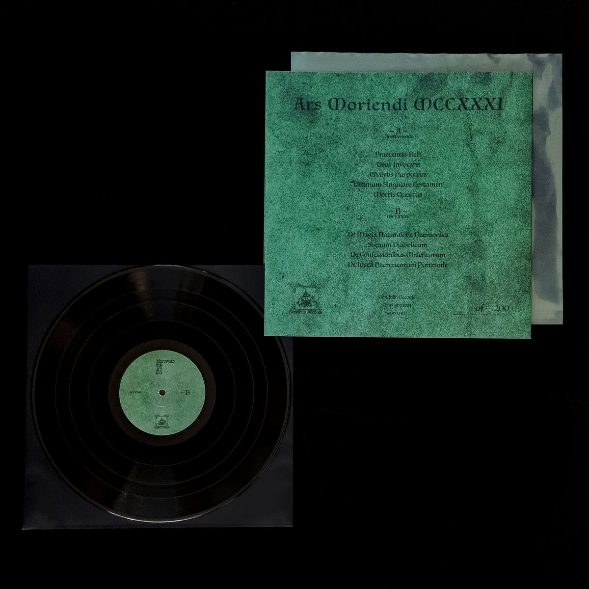 ARCANA LITURGIA "Ars Moriendi MCCXXXI" Vinyl LP (lim.200, numbered, 180g)