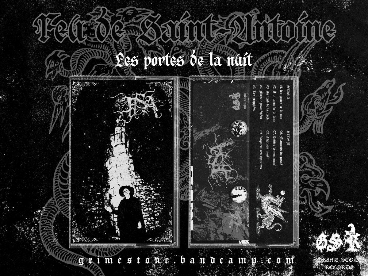 FEU DE SAINT-ANTOINE "Les portes de la nuit" Cassette Tape