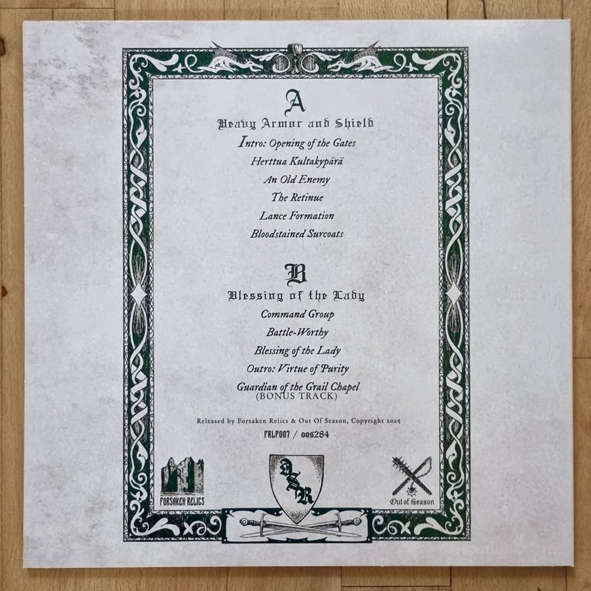 SQUIRE "First Conquests" vinyl LP (lim.250 w/insert)