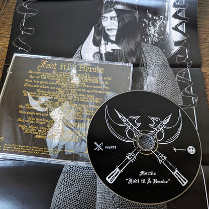 MORTIIS "Født Til Å Herske" CD (jewel case w/ gold printing, lim.500)