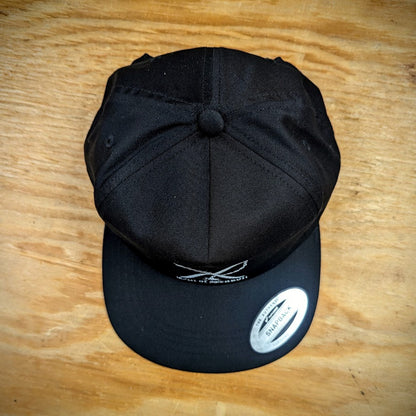 OUT OF SEASON snapback canvas dad hat [BLACK]