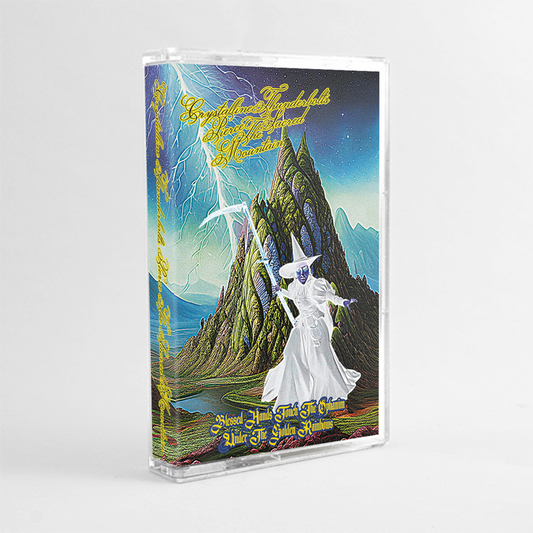 [SOLD OUT] CRYSTALLINE THUNDERBOLTS PIERCE THE SACRED MOUNTAIN "Blessed Hands..." Cassette Tape
