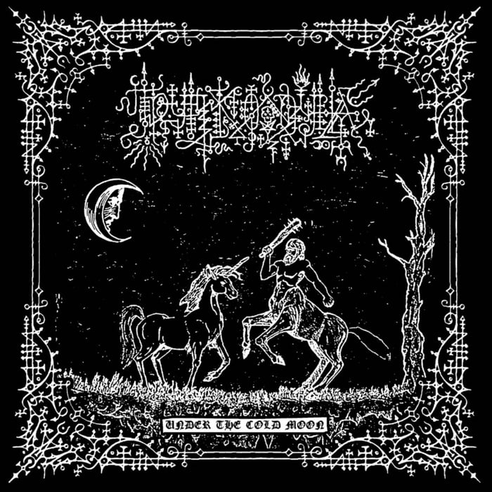 WARLOCK CORPSE "Under the Cold Moon" Vinyl LP (w/insert) (Труп Колдуна)