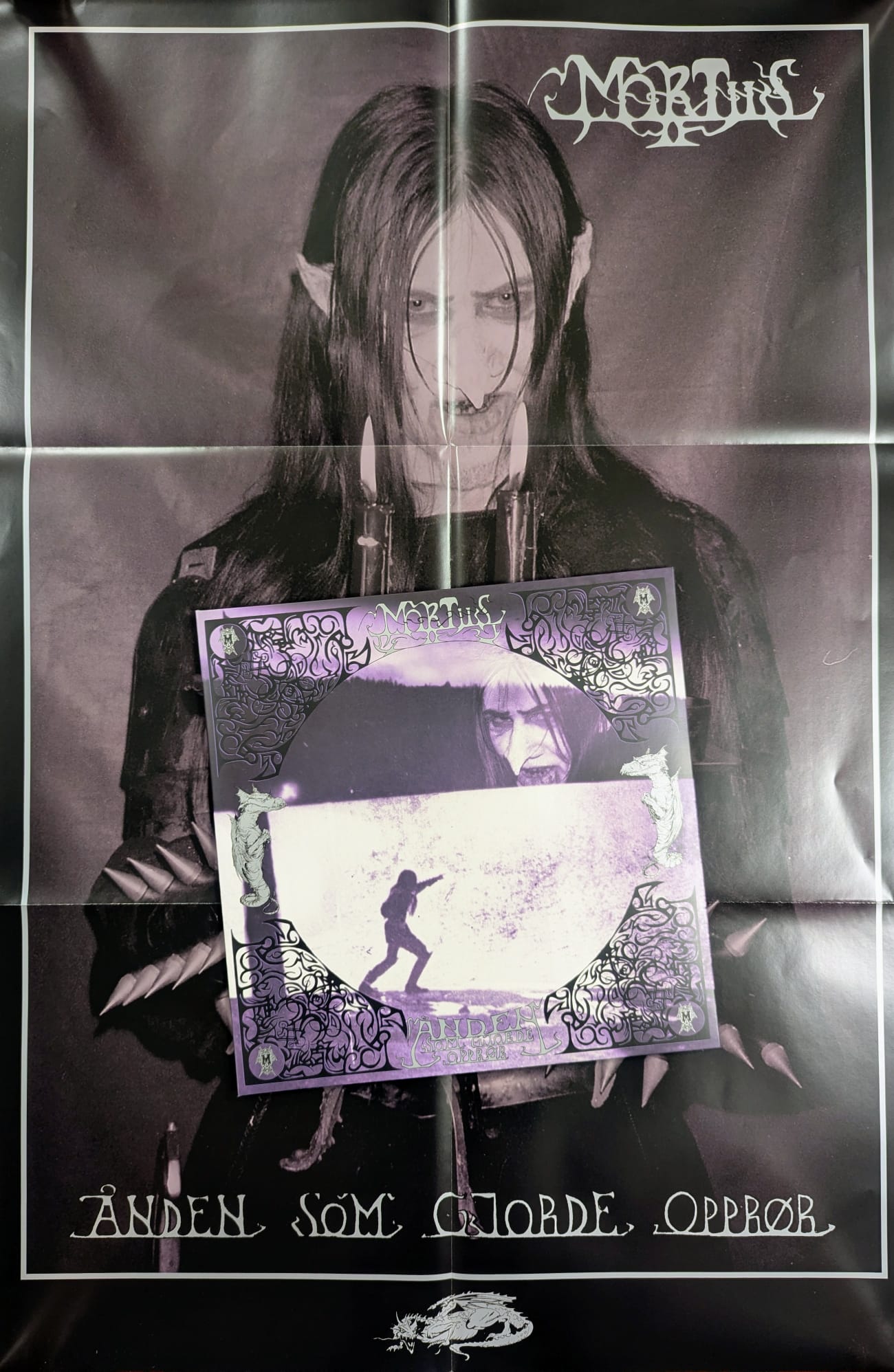 MORTIIS "Ånden Som Gjorde Opprør" deluxe vinyl LP (gatefold, giant poster, 3 color options)