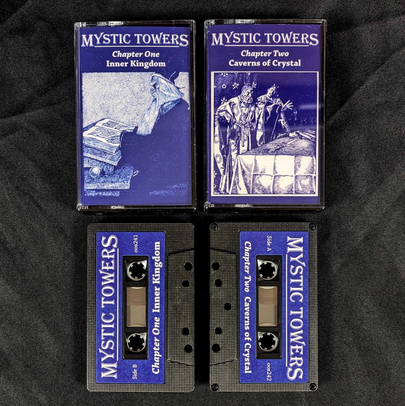 MYSTIC TOWERS "Chapters One & Two" 2x Cassette Tape Bundle