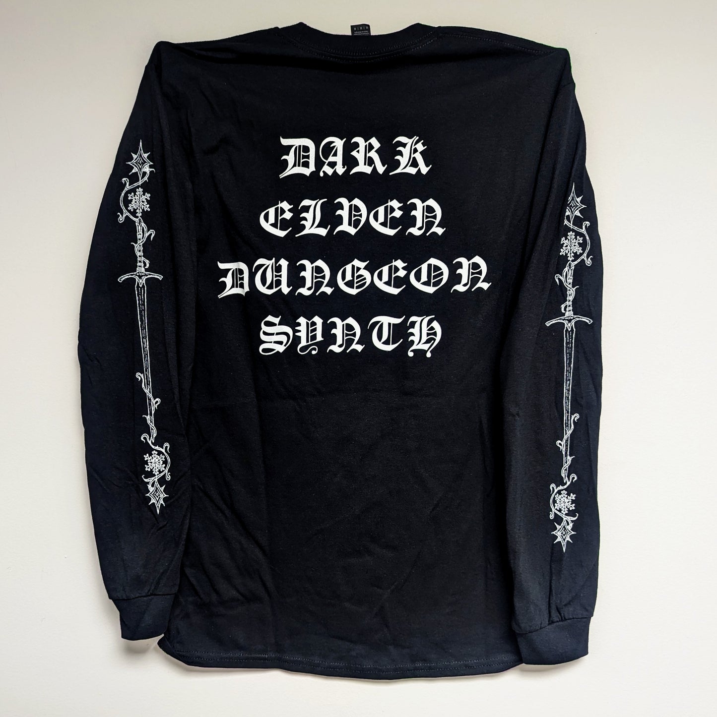 FROSTGARD "Dark Elven Dungeon Synth" 4-Sided Long Sleeve Shirt [BLACK]