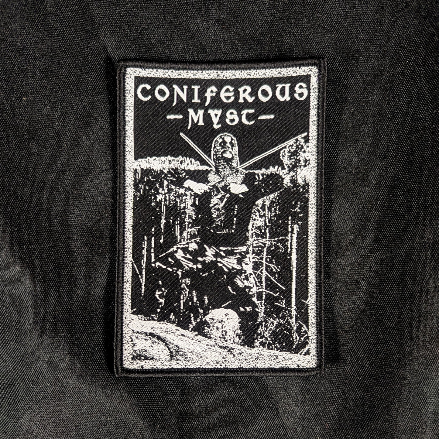 CONIFEROUS MYST "Vast Mountain Castles" woven patch (2 color options)