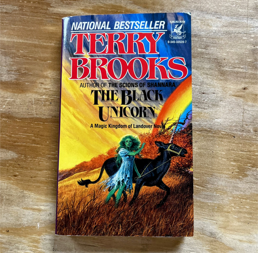 BLACK UNICORN, THE by Terry Brooks (paperback book, 1988)