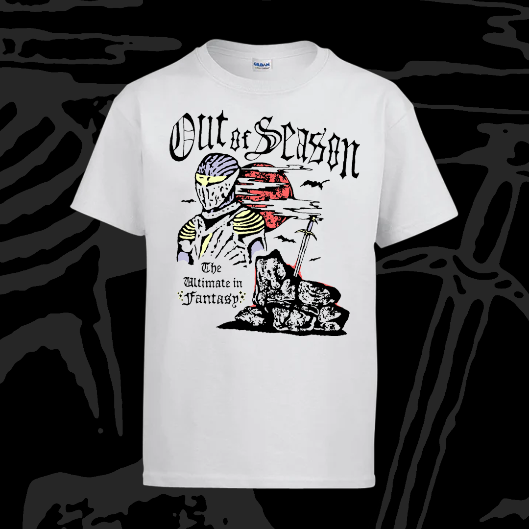 OUT OF SEASON "The Ultimate in Fantasy" T-Shirt (White)