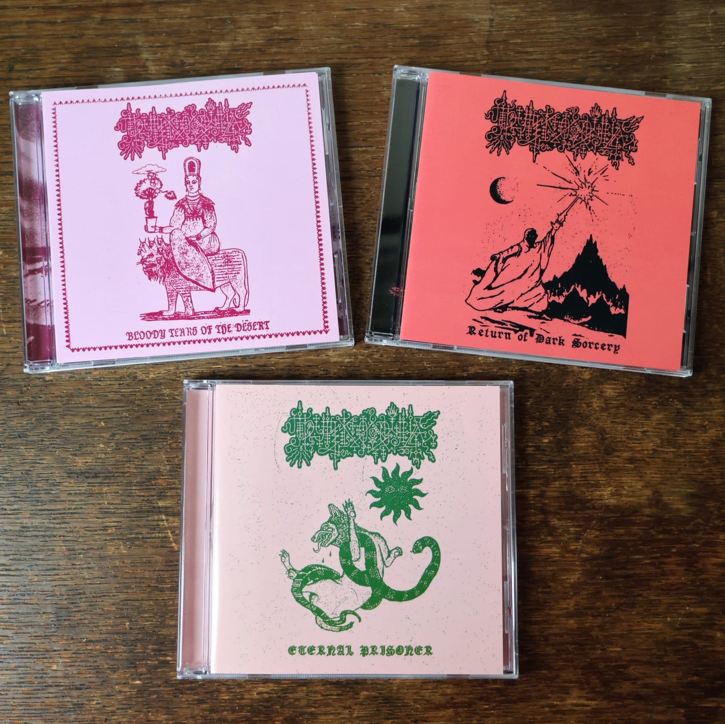 WARLOCK CORPSE 3x CDs Bundle