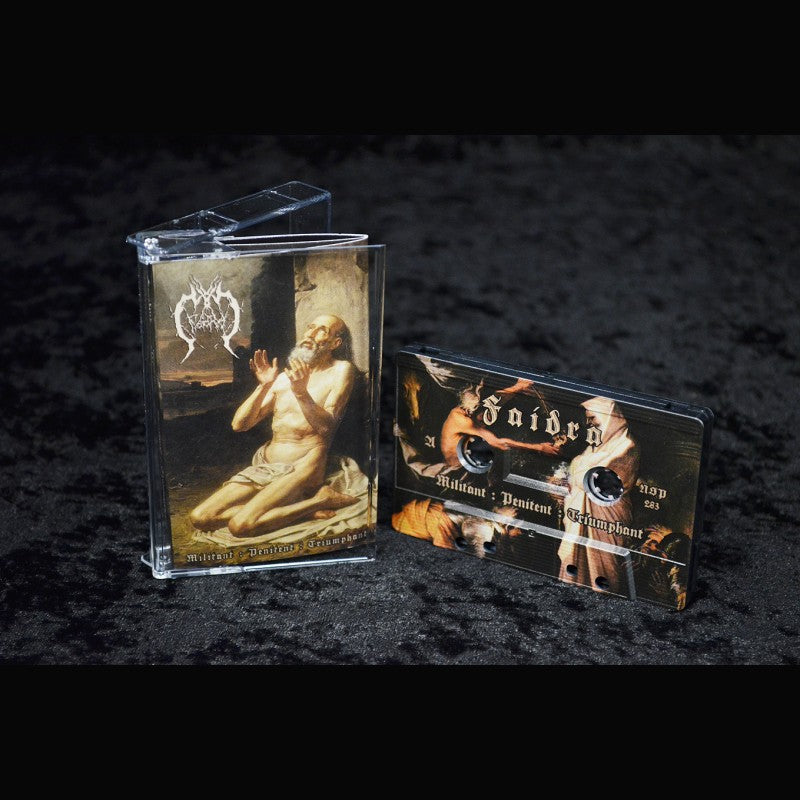 FAIDRA "Militant : Penitent : Triumphant" Cassette Tape (UV print, lim.144)