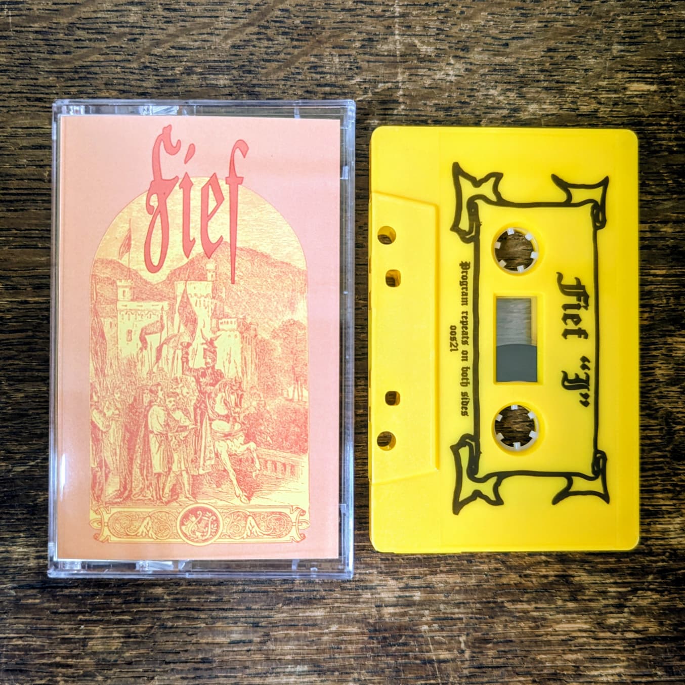 FIEF "I" cassette tape (yellow shells)