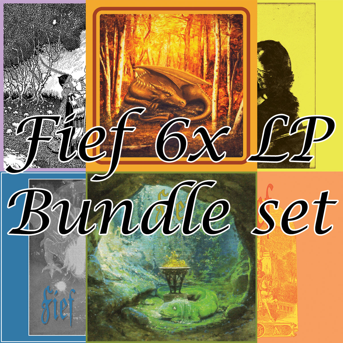 FIEF I / II / III / IV / V / VI - 6x vinyl LPs Bundle Set