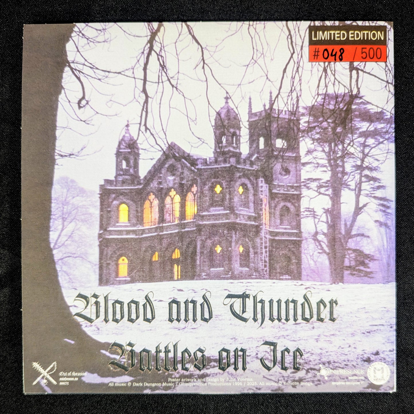 MORTIIS "Blood and Thunder" 7" vinyl EP (new pressing! w/poster)