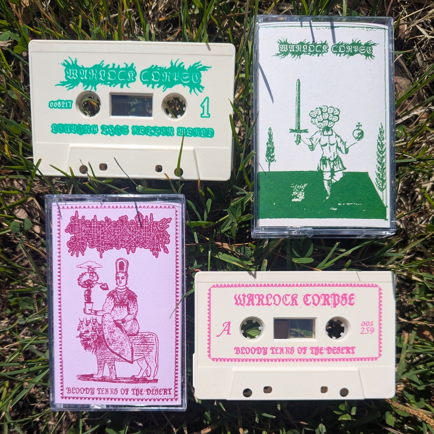 WARLOCK CORPSE "Leaving... / Bloody Tears" 2xTape Bundle