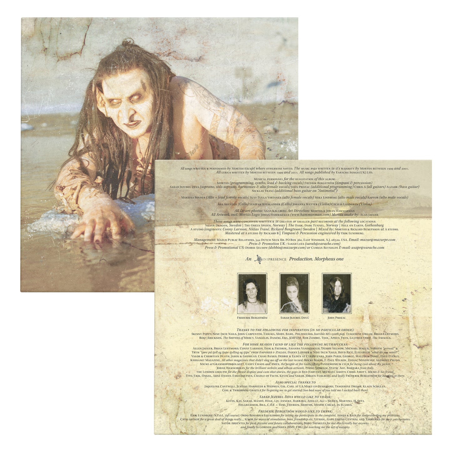 MORTIIS "The Smell of Rain" Vinyl 2xLP (color, double LP gatefold)