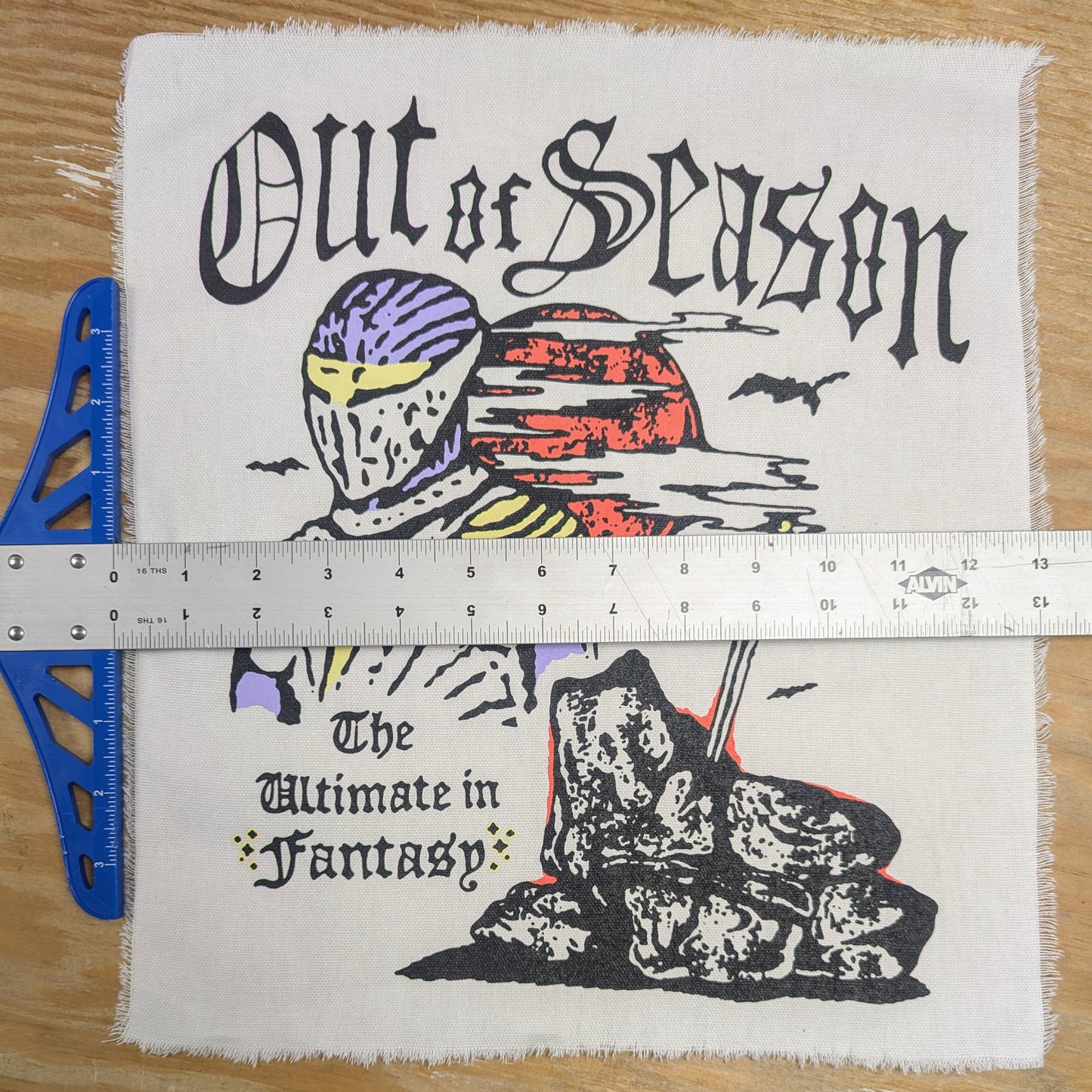 OUT OF SEASON "The Ultimate in Fantasy" Back Patch