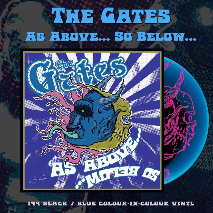 Mockup of multi-color LP in printed jacket