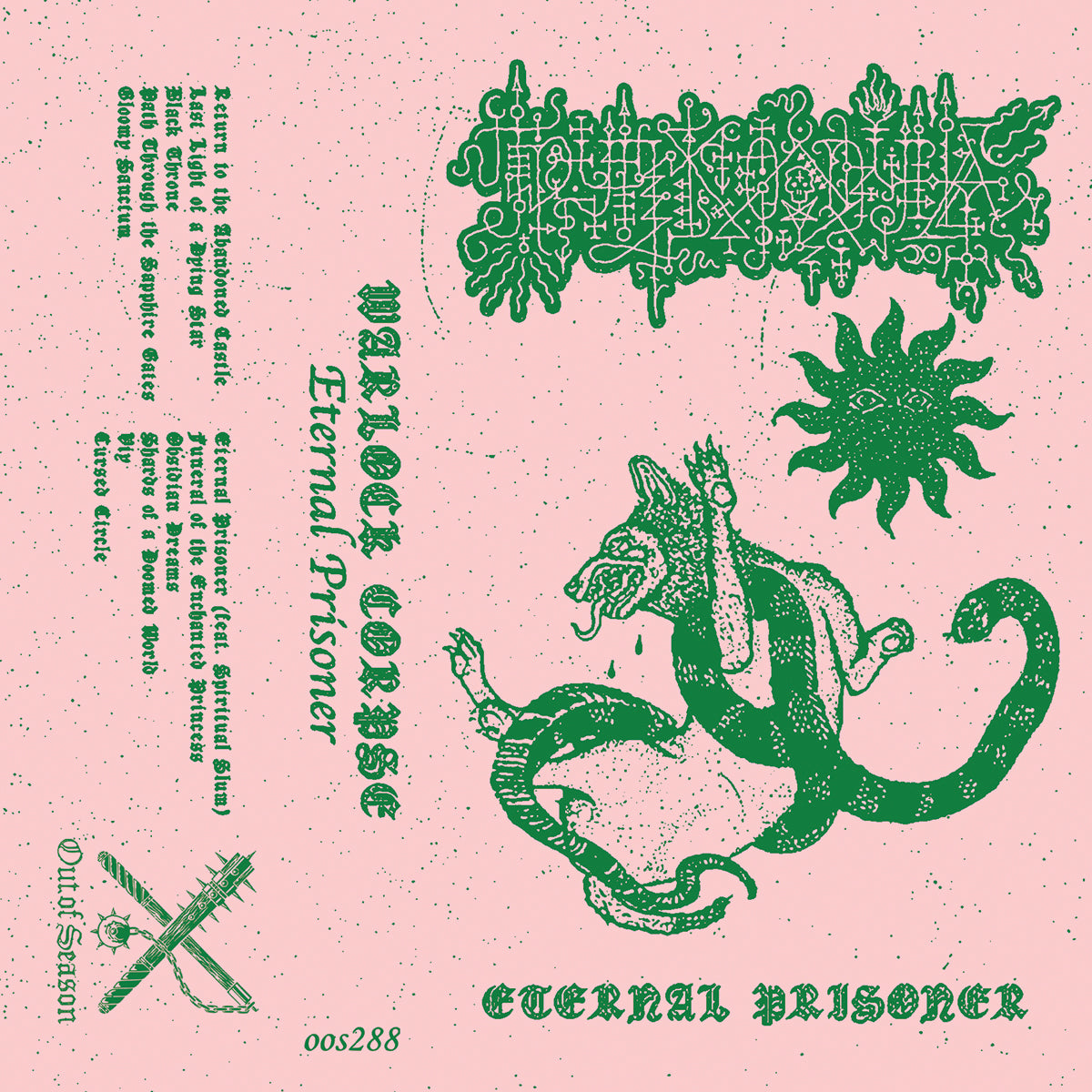 WARLOCK CORPSE "Eternal Prisoner" Cassette Tape (lim.100, 2nd edition)