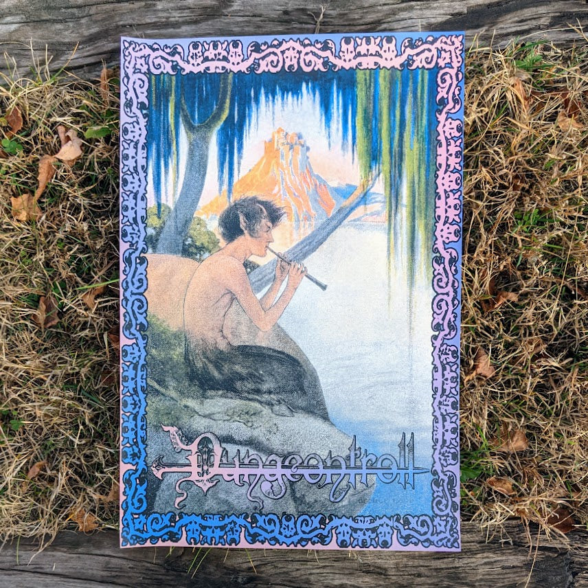 Dungeontroll Ophior's Grotto vinyl record, fold out poster detail