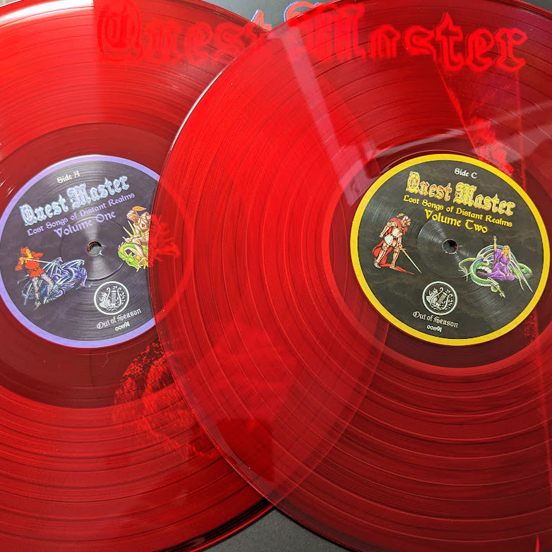 QUEST MASTER "Lost Songs of Distant Realms" vinyl 2xLP, red vinyl
