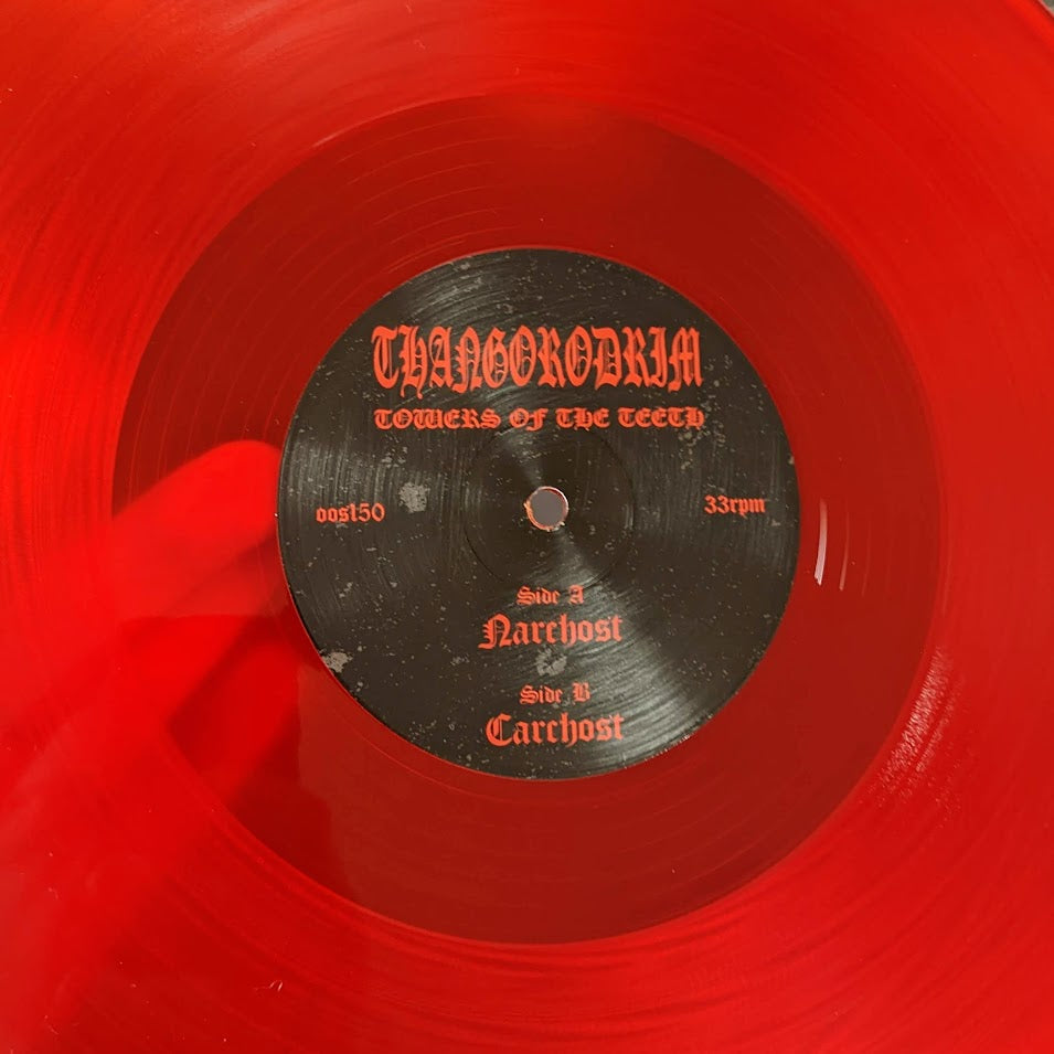 THANGORODRIM "Towers of the Teeth" vinyl LP, red vinyl