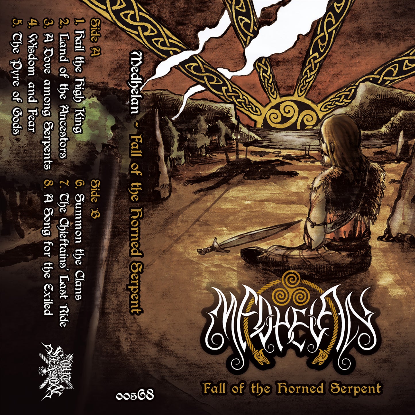 MEDHELAN "Fall of the Horned Serpent" Cassette Tape