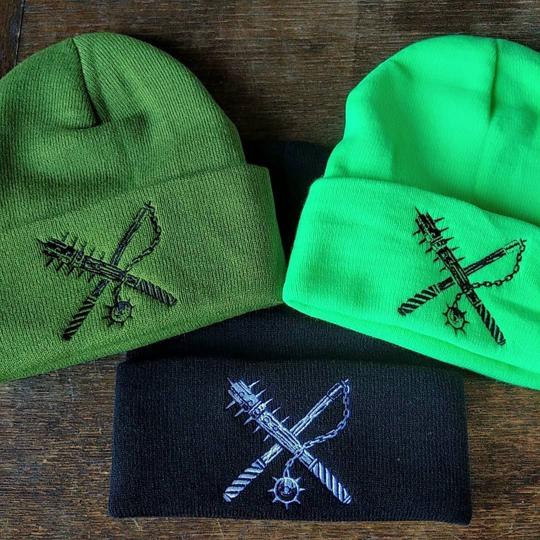 Weapons ⚔️ embroidered logo beanies...