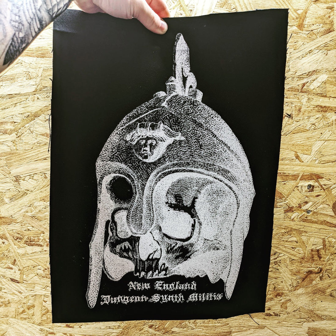 NEDSM back patches, silkscreen edition of 18