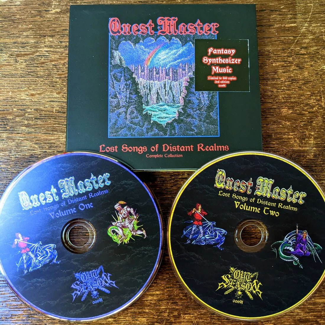 QUEST MASTER "Lost Songs of Distant Realms" 2xCD digipak is now back in stock!