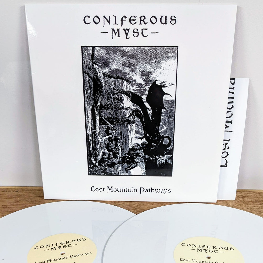 Now Available. Just landed; the long delayed CONIFEROUS MYST vinyl