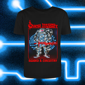 QUEST MASTER Sword & Circuitry shirts now available