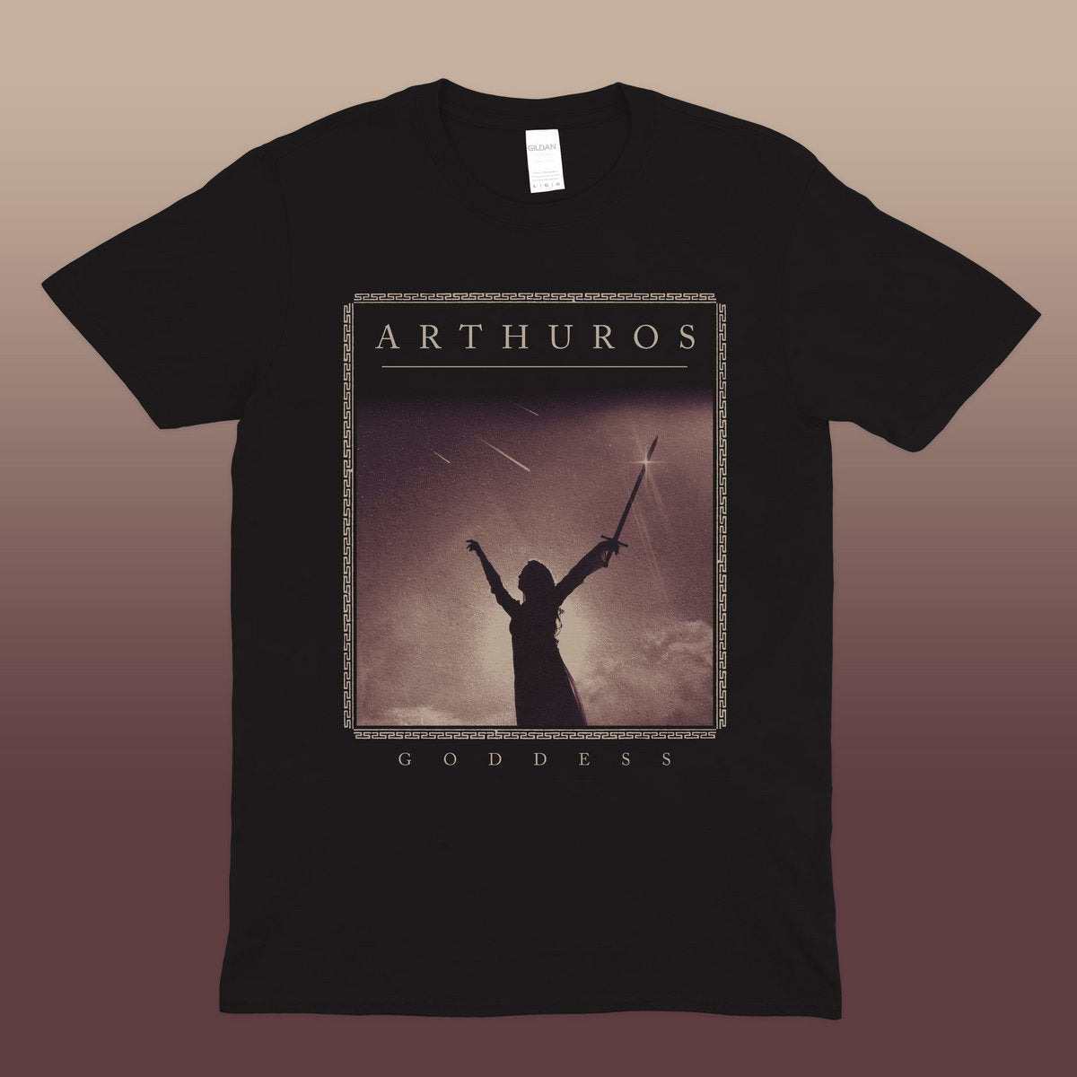 ARTHUROS "Goddess" 2-Sided T-Shirt [BLACK]