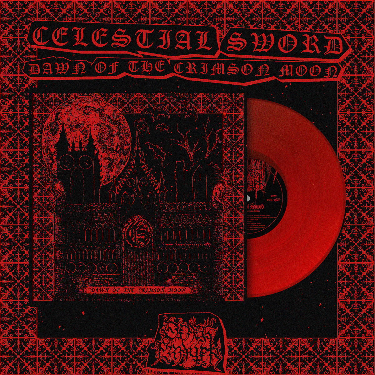 [SOLD OUT] CELESTIAL SWORD "Dawn of the Crimson Moon" vinyl LP (color)