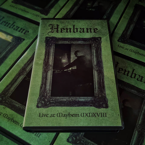 HENBANE "Live at Mayhem MMXVIII" VHS Tape (lim.50, NTSC format)