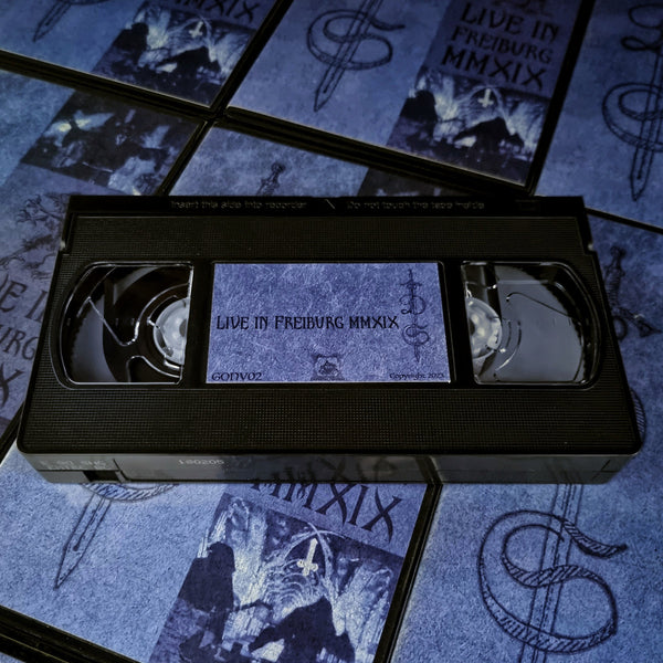 [SOLD OUT] DEPRESSIVE SILENCE "Live in Freiburg MMXIX" VHS Tape (lim.100, NTSC format)