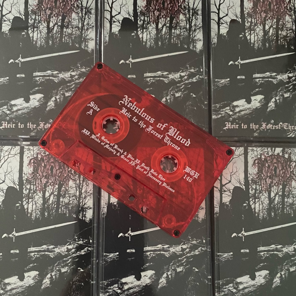 [SOLD OUT] NEBULOUS OF BLOOD "Heir to the Forest Throne" Cassette Tape (lim.100)