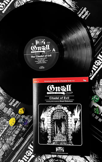 GNOLL "The Citadel of Evil" vinyl LP (w/OBI & RPG Module!)