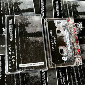 CONIFEROUS MYST / GROLLHEIM "Tribute to the Southern Winds" Split Cassette Tape