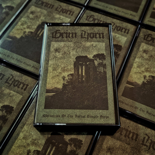 [SOLD OUT] GRIM HORN "Chronicles Of The Forest Temple Siege" Cassette Tape (lim.130) *SHIPS END OF MARCH*