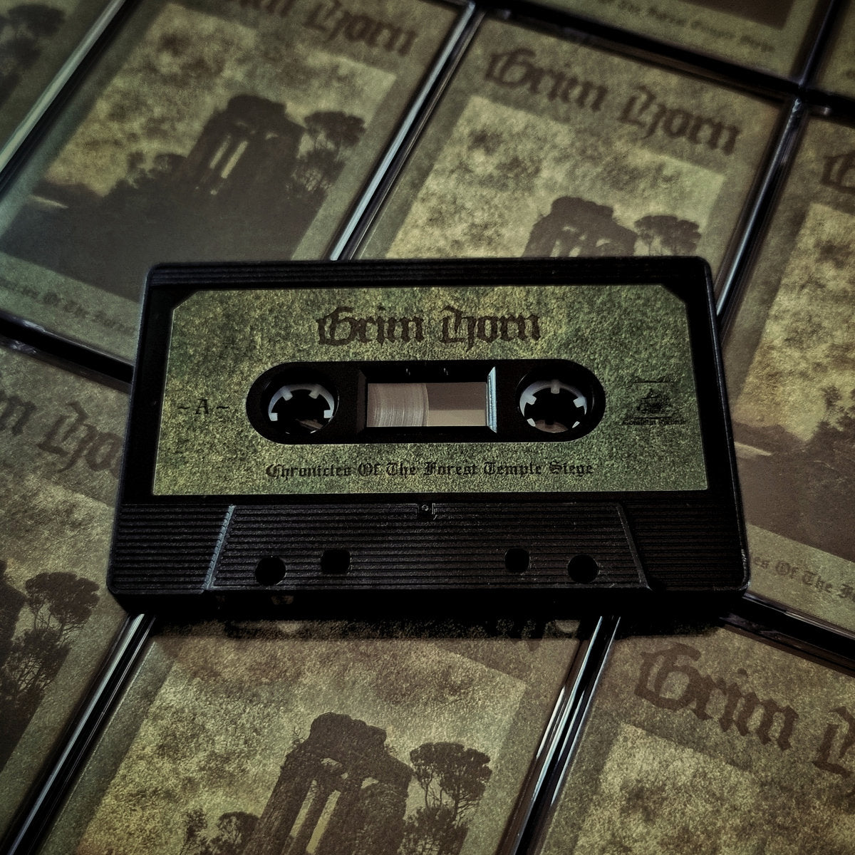 [SOLD OUT] GRIM HORN "Chronicles Of The Forest Temple Siege" Cassette Tape (lim.130) *SHIPS END OF MARCH*