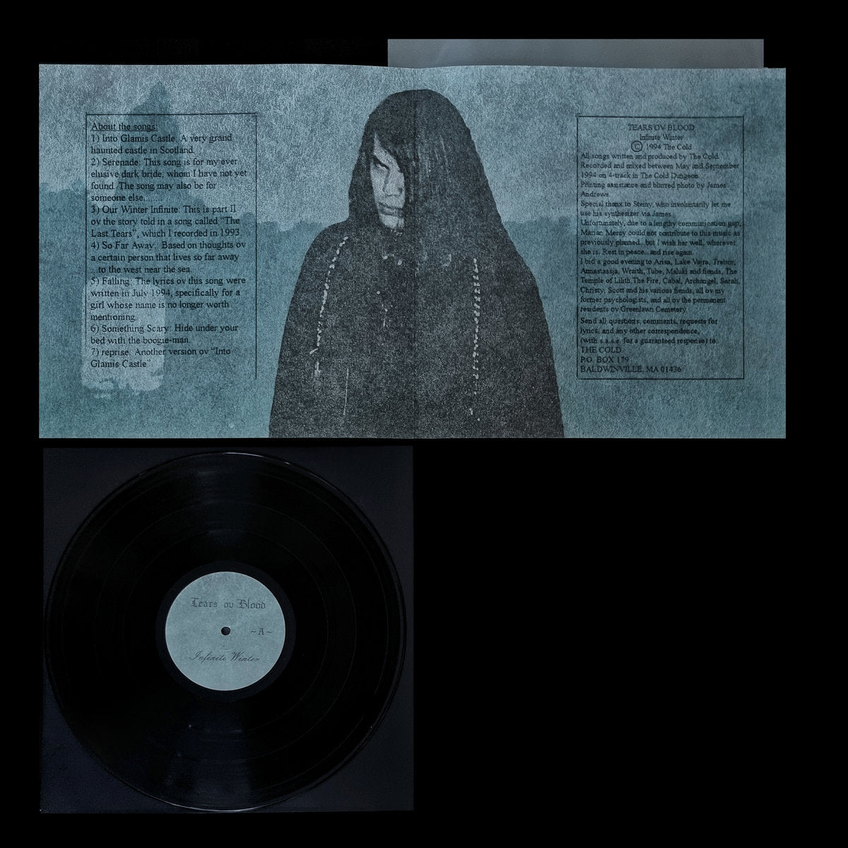 TEARS OV BLOOD "Infinite Winter" Vinyl LP (lim.200, numbered, 180g) [Secret Stairways]