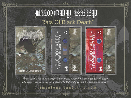 BLOODY KEEP "Rats of Black Death" Cassette Tape