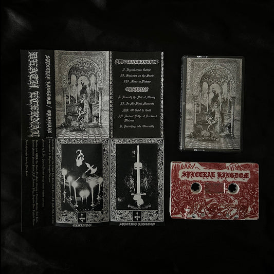 SPECTRAL KINGDOM / OBSIDIAN "Split" cassette tape