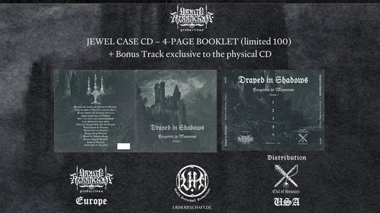 DRAPED IN SHADOWS "Forgotten in Moonstone: Sonata 1" CD (jewel case, lim.100)