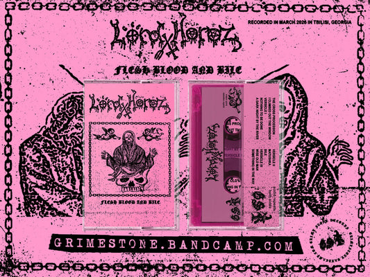 LORD HOROZ "Flesh, Blood, and Bile" Cassette Tape