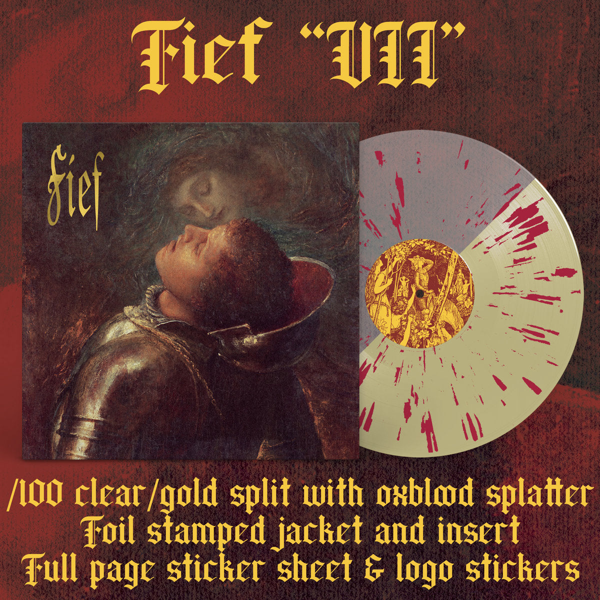 FIEF "VII" vinyl LP (3 color options, insert, foil stamped jacket, lim.500) *PREORDER*