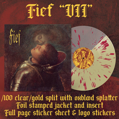 FIEF "VII" vinyl LP (3 color options, insert, foil stamped jacket, lim.500) *PREORDER*