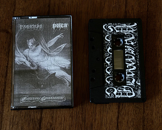 YNGRVÍD / PÚCA "Nocturnal Ascendencies" Cassette Tape (lim.100)