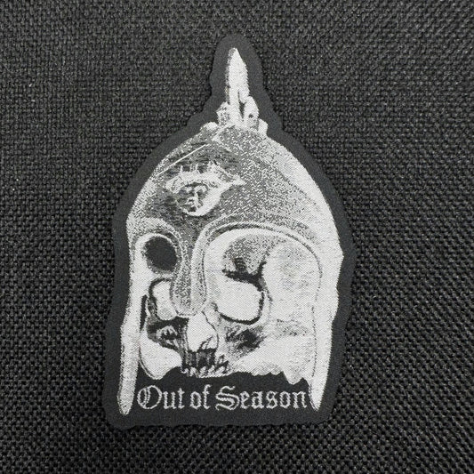 OUT OF SEASON "NEDSM Skull" die-cut patch